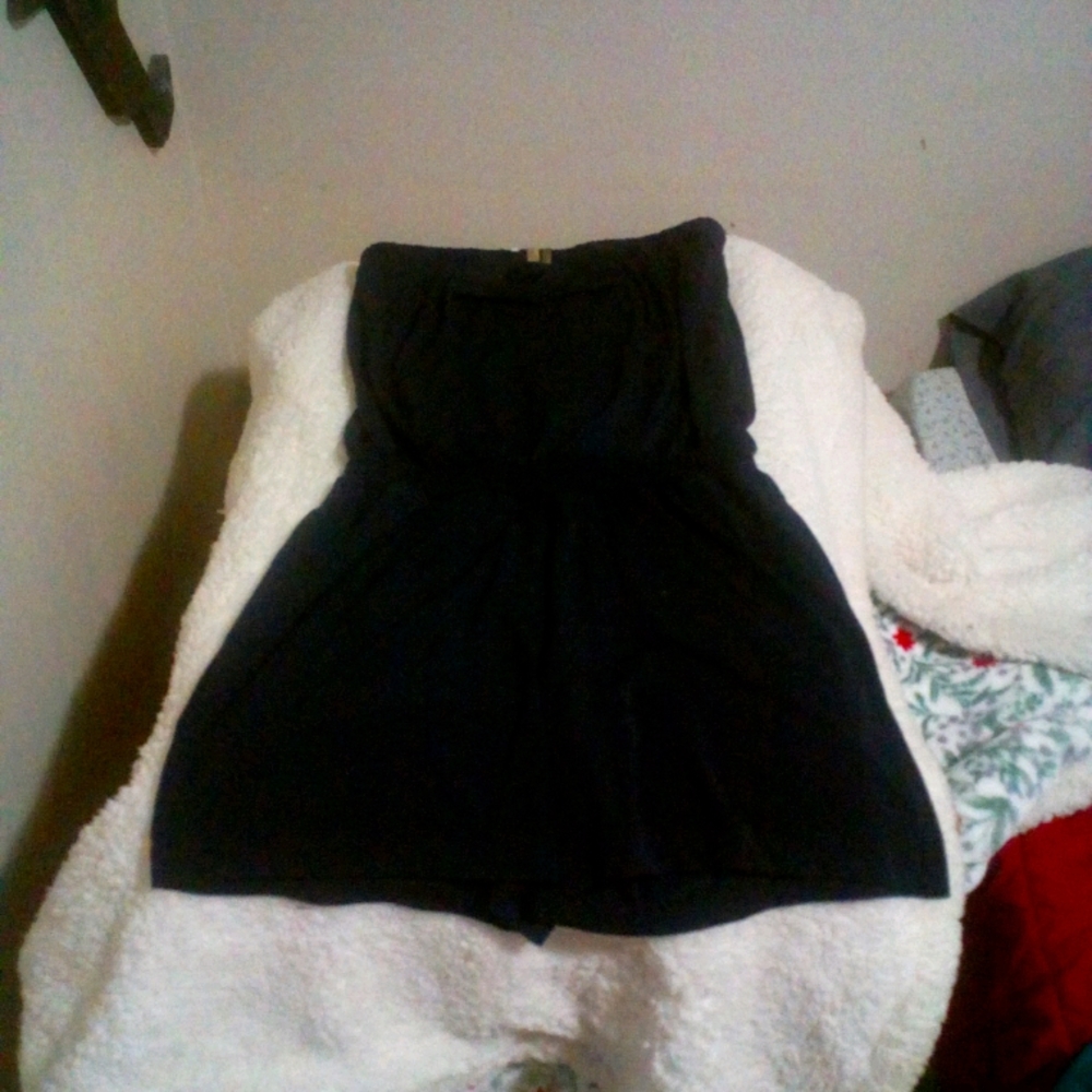 Navy blue jumpsuit short